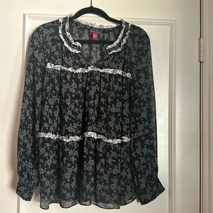 Vince Camato floral blouse